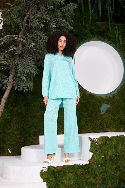 MİA NOURA Shirt Pants - Ovursize Cut and Size
