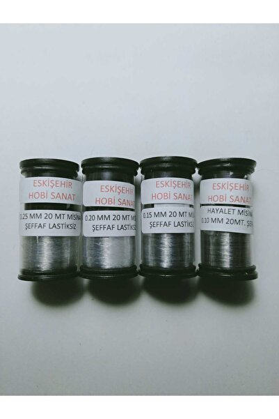 Eskişehir hobi sanat 20 метрів 4 штуки прозорого волосіні набору - 0,10 мм, 0...