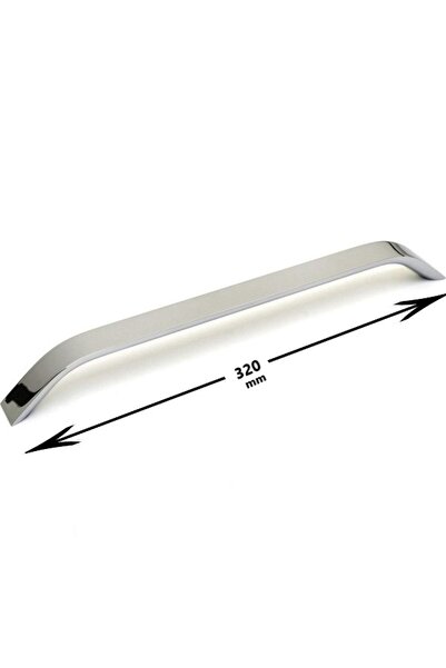 ŞENEL Yapı Market 2 ADET 320mm Şahin Krom Dolap Çekmece Mobilya Kulp 320 mm