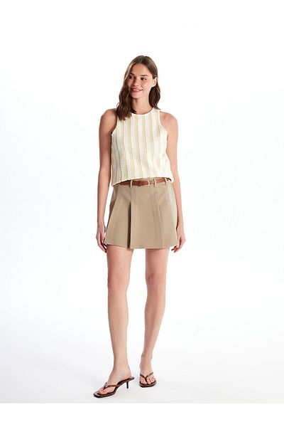 LC Waikiki Fusta plisată pentru femei LCW Slim Fit