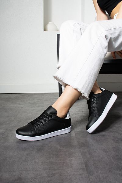 lord's ayakkabı Ασπρόμαυρα Unisex Αθλητικά Παπούτσια Ορθοπεδικής Σόλας - Καθημερινά παπούτσια περπατήματος με κορδόνια