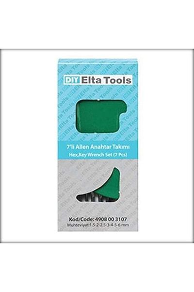 Elta Allen Key Set Allen Set 7 Pieces