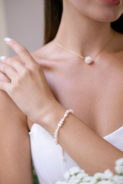 Ecru Atelier Liva Kolye, Küpe ve Bileklik Seti