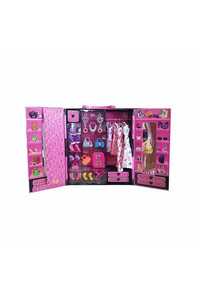 LRS STORE Beauty . Baby Dress with Wardrobe and Accessory Play Set