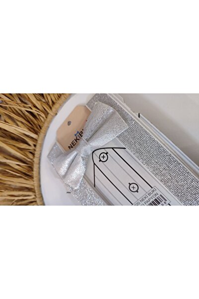 Monkabox Boy's Silver Glitter Strap Bow Tie Set 2-9 Years April 23