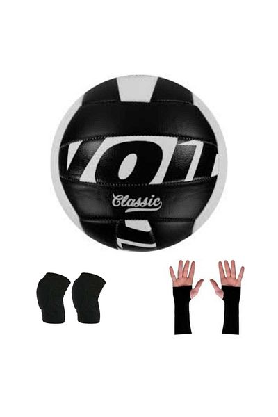 Voit VOIT Classic Volleyball Ball - Included Knee Pad and Grip