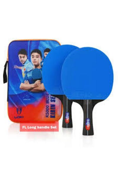 LOKİ Wang Hao Blue Table Tennis Racket Ittf Approved 2 Rackets 2 Balls 1 Case