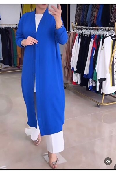 Yaren Moda Kadın uzun düğmeli ceket(standart bedendir)