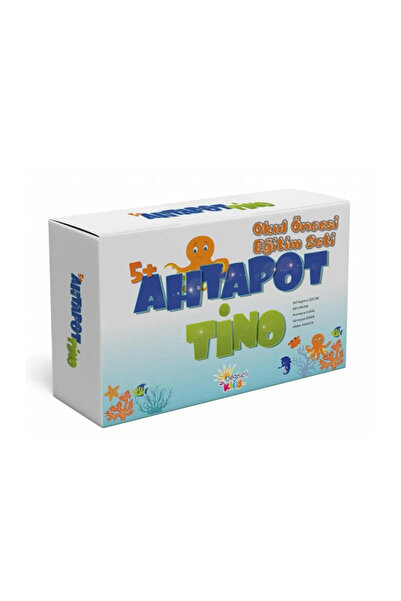 Bilgiseli Yayınları AHTAPOT TİNO Okul Öncesi Eğitim Seti 5+ Yaş