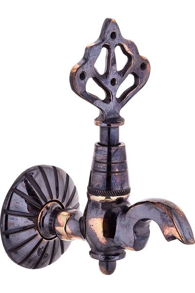 İSAOĞLU YAPI Black Hammam Tap Special Design Vintage Hammam Faucet Hammam Faucet