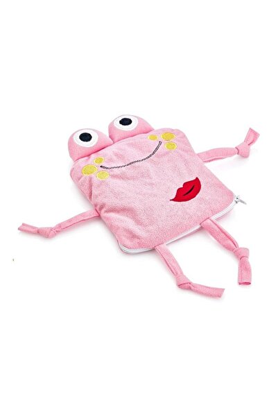 Babyjem وسادة غاز مخملية على شكل بومة مع بذور الكرز 366 وردي