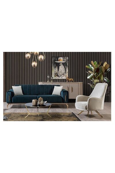 mobilyabazari Zümrüt Modern 3+1 Koltuk