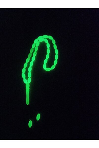 efmues Fosforlu Tespih Gece Parlayan Kedi Gözü Tespih Karanlıkta Parlayan Tespih