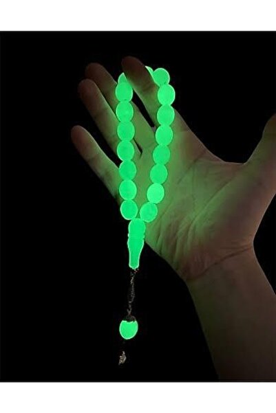 efmues Fosforlu Tespih Gece Parlayan Kedi Gözü Tespih Karanlıkta Parlayan Tespih