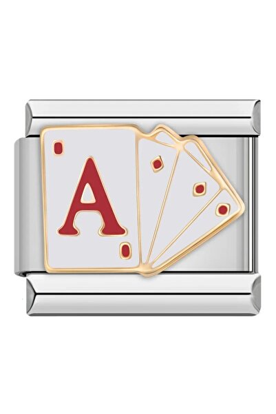 Genel Markalar İskambil Kağıdı / Kupa Ası İtalyan Bileklik Charm