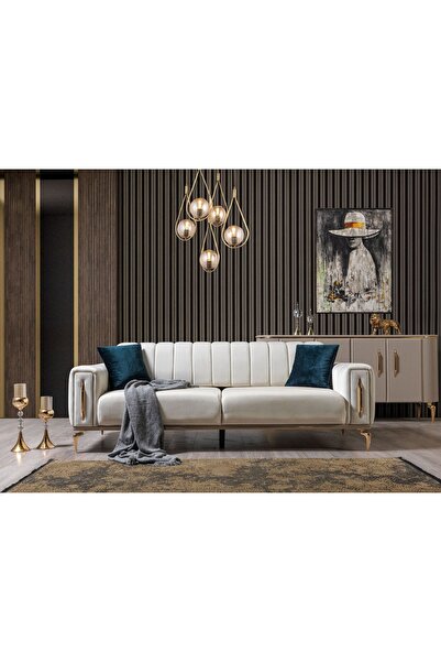 mobilyabazari Zümrüt Üçlü Koltuk