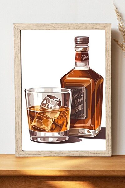 Luna Marissa Αφίσα ουίσκι - Αφίσα τοίχου από γυαλιστερό χαρτί χωρίς πλαίσιο