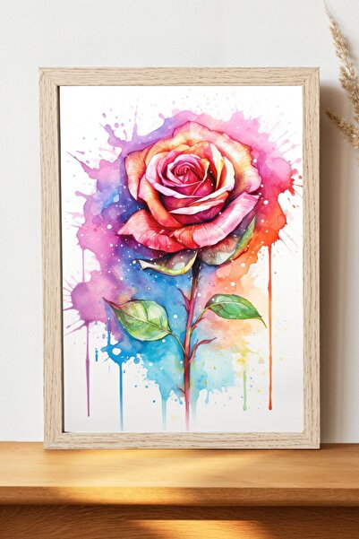 Luna Marissa Αφίσα τριαντάφυλλου - Αφίσα τοίχου από γυαλιστερό χαρτί χωρίς πλ...