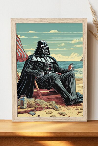 Luna Marissa Αφίσα Darth Vader - Αφίσα ψηφιακής τέχνης από χοντρό χαρτί χωρίς...