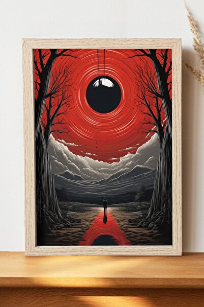 Luna Marissa Σουρεαλιστική μινιμαλιστική αφίσα - Αφίσα τοίχου από γυαλιστερό ...