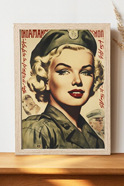 Luna Marissa Αφίσα Marilyn Monroe - Αφίσα ψηφιακής τέχνης από χοντρό χαρτί χω...