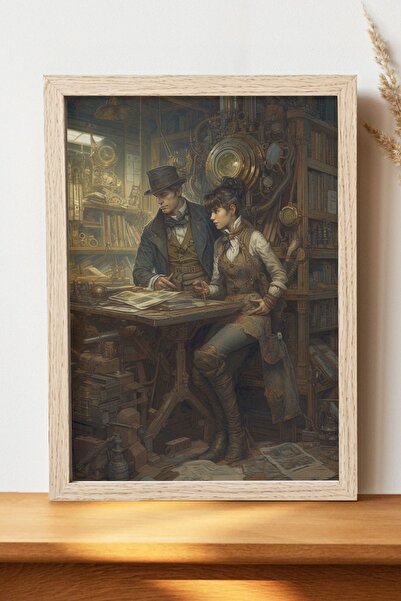 Luna Marissa Vintage αφίσα - Χοντρό χαρτί χωρίς περιθώριο, ψηφιακή αφίσα τέχνης