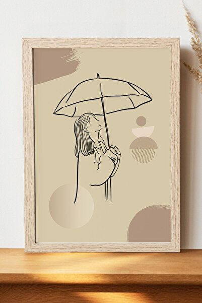 Luna Marissa Γυναικεία αφίσα με ομπρέλα - Αφίσα τοίχου από γυαλιστερό χαρτί χ...
