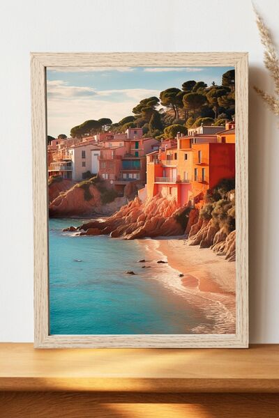 Luna Marissa Αφίσα τοπίων - Αφίσα τοίχου από γυαλιστερό χαρτί χωρίς πλαίσιο