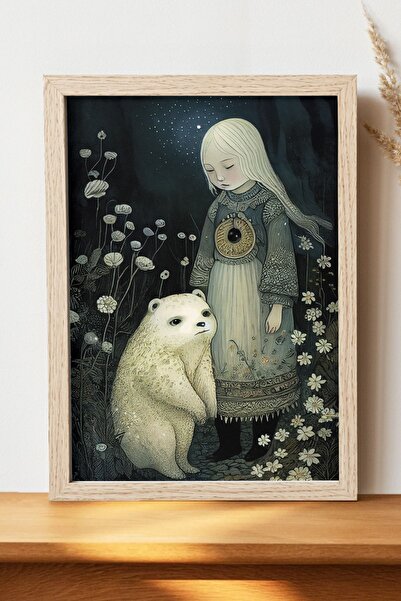 Luna Marissa Αφίσα για κορίτσια σε στυλ Anime - Αφίσα ψηφιακής τέχνης από χον...