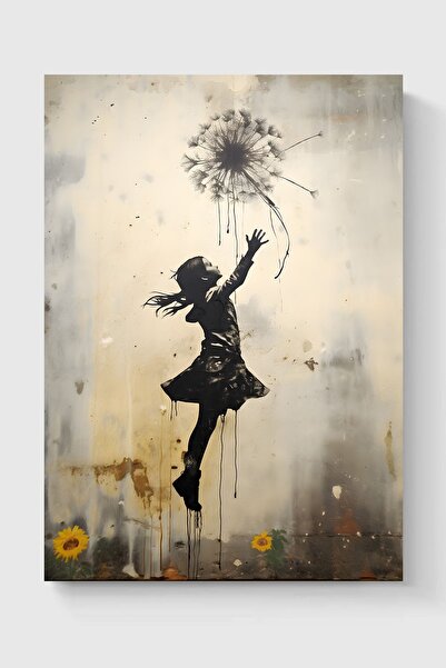 Luna Marissa Διακοσμητική αφίσα με γκράφιτι για μικρό κορίτσι χωρίς πλαίσιο