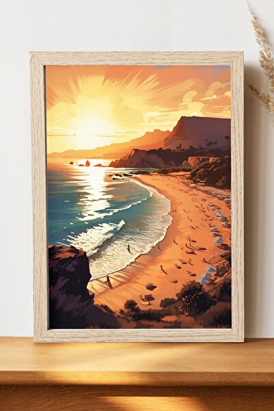 Luna Marissa Αφίσα τοπίων - Αφίσα τοίχου από γυαλιστερό χαρτί χωρίς πλαίσιο