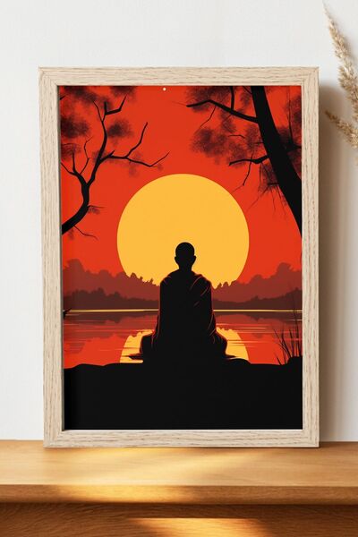 Luna Marissa Αφίσα Διαλογισμού - Αφίσα τοίχου από γυαλιστερό χαρτί χωρίς πλαίσιο