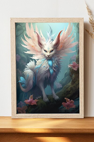 Luna Marissa Αφίσα Majestic Cat - Αφίσα τοίχου από γυαλιστερό χαρτί χωρίς πλα...