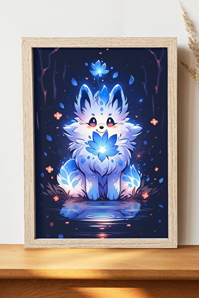 Luna Marissa Αφίσα γάτας - Αφίσα τοίχου από γυαλιστερό χαρτί χωρίς πλαίσιο