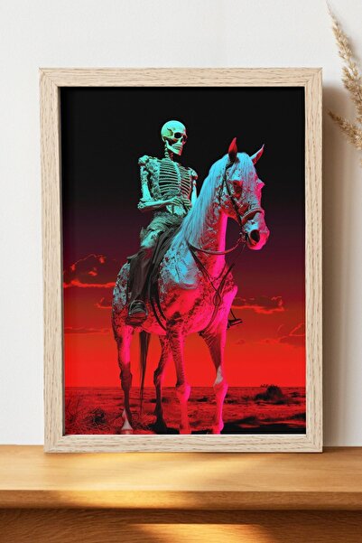 Luna Marissa Αφίσα σκελετού - Αφίσα τοίχου από γυαλιστερό χαρτί χωρίς πλαίσιο