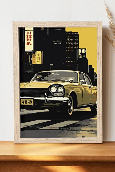 Luna Marissa Vintage αφίσα αυτοκινήτου - Αφίσα αυτοκινήτου από γυαλιστερό χαρ...