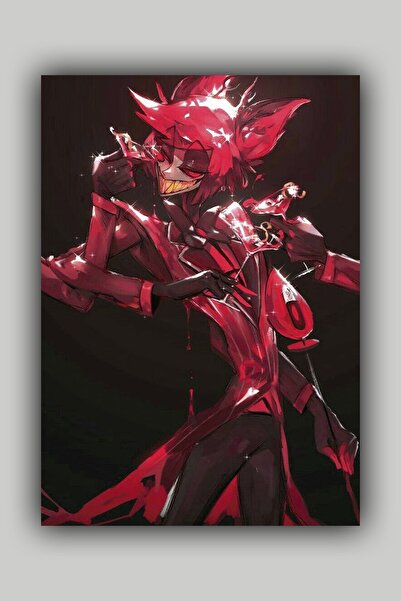 Luna Marissa Hazbin Hotel Animesi Poster - Çerçevesiz Duvar Posteri