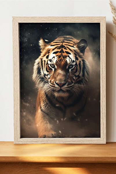 Luna Marissa Αφίσα Tiger - Αφίσα ψηφιακής τέχνης από χοντρό χαρτί χωρίς πλαίσιο