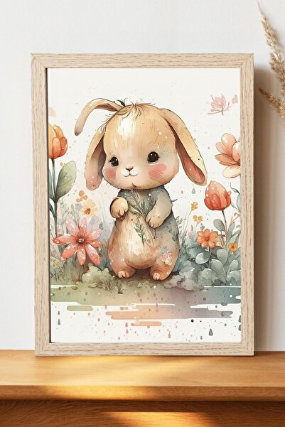Luna Marissa Αφίσα κουνελιού - Αφίσα τοίχου από γυαλιστερό χαρτί χωρίς πλαίσιο
