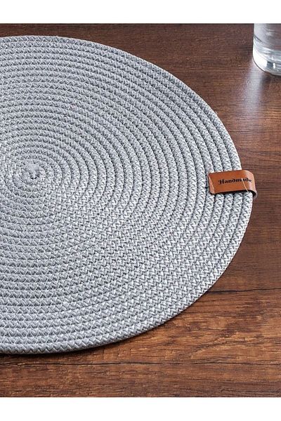 HandmadeSNM طقم Supla مكون من 6 قطع، خدمة أمريكية، مفرش تقديم يدوي