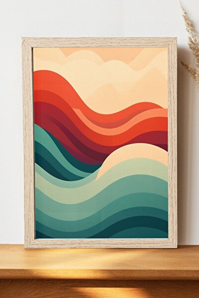 Luna Marissa Αφίσα Waves - Αφίσα τοίχου από γυαλιστερό χαρτί χωρίς πλαίσιο