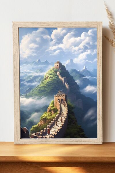 Luna Marissa Αφίσα Το Σινικό Τείχος της Αιγίνης - Αφίσα τοίχου από γυαλιστερό...