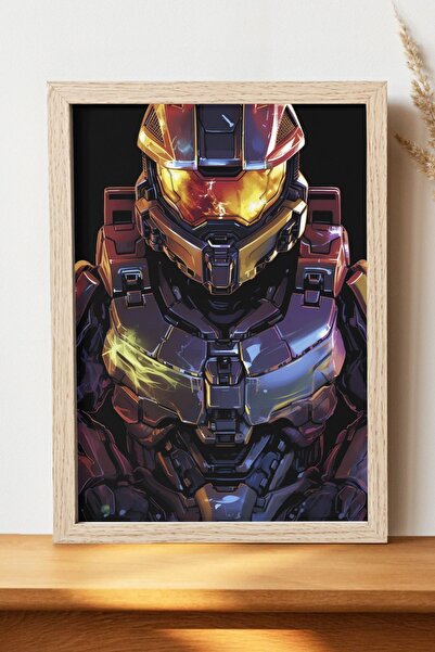 Luna Marissa Αφίσα Chief Halo - Αφίσα τοίχου από γυαλιστερό χαρτί χωρίς πλαίσιο