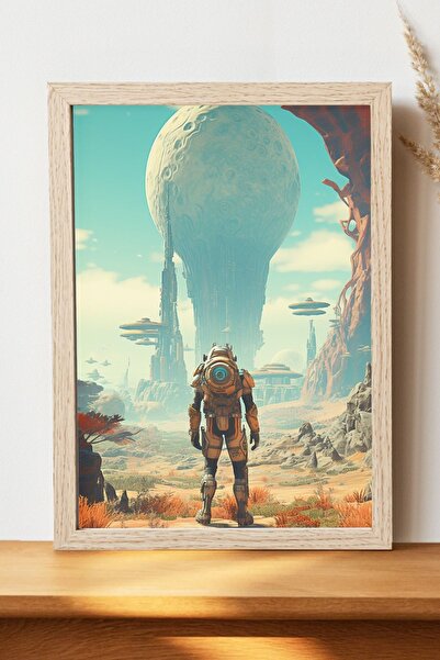 Luna Marissa Αφίσα αστροναύτη - Αφίσα τοίχου από γυαλιστερό χαρτί χωρίς πλαίσιο