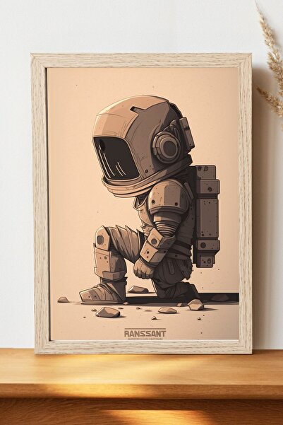 Luna Marissa Αφίσα αστροναύτη - Αφίσα τοίχου από γυαλιστερό χαρτί χωρίς πλαίσιο