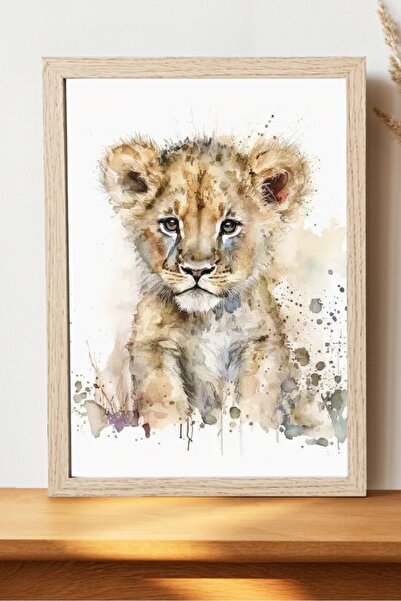 Luna Marissa Καλλιτεχνική αφίσα Lion - Διακοσμητική αφίσα χωρίς πλαίσιο
