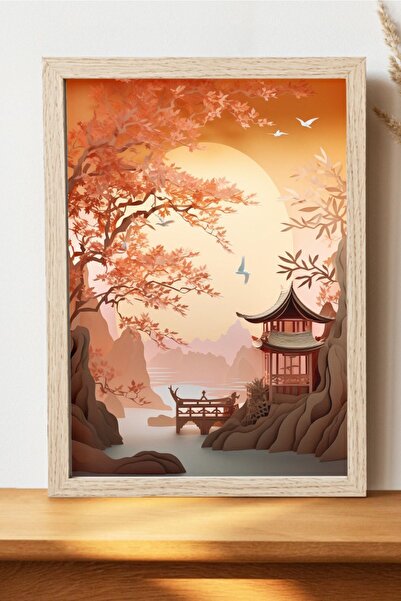 Luna Marissa Αφίσα κινεζικού τοπίου - Αφίσα ταινίας τηλεόρασης από χοντρό χαρ...