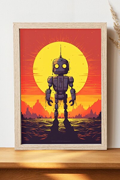 Luna Marissa Αφίσα ρομπότ - Αφίσα τοίχου από γυαλιστερό χαρτί χωρίς πλαίσιο