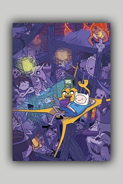 Luna Marissa Adventure Time Dizi Poster - Çerçevesiz Duvar Posteri