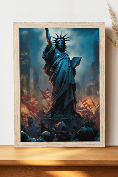 Luna Marissa Αφίσα το άγαλμα της ελευθερίας - Αφίσα τοίχου από γυαλιστερό χαρ...
